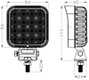 35W 16Leds 2600lm LED Work Light