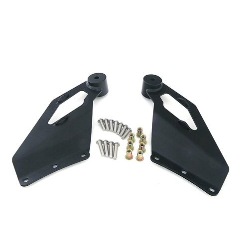 STRAIGHT LED UPPER WINDSHIELD MOUNTING BRACKETS