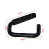 FRONT BLACK SOLID STEEL GRAB HANDLES