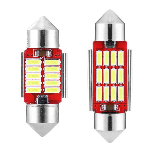 12V 1.41inch High Quality White LED Bulbs