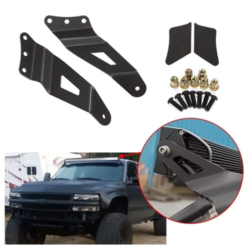 GMC 50" Curved LED Light Bar Mounting Brackets