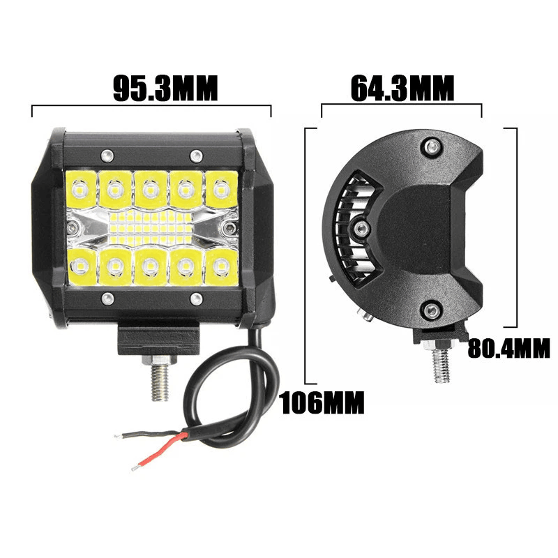 4/7inch 200/400W LED Work Light