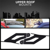 STRAIGHT LED LIGHT BAR UPPER WINDSHIELD MOUNTING BRACKETS