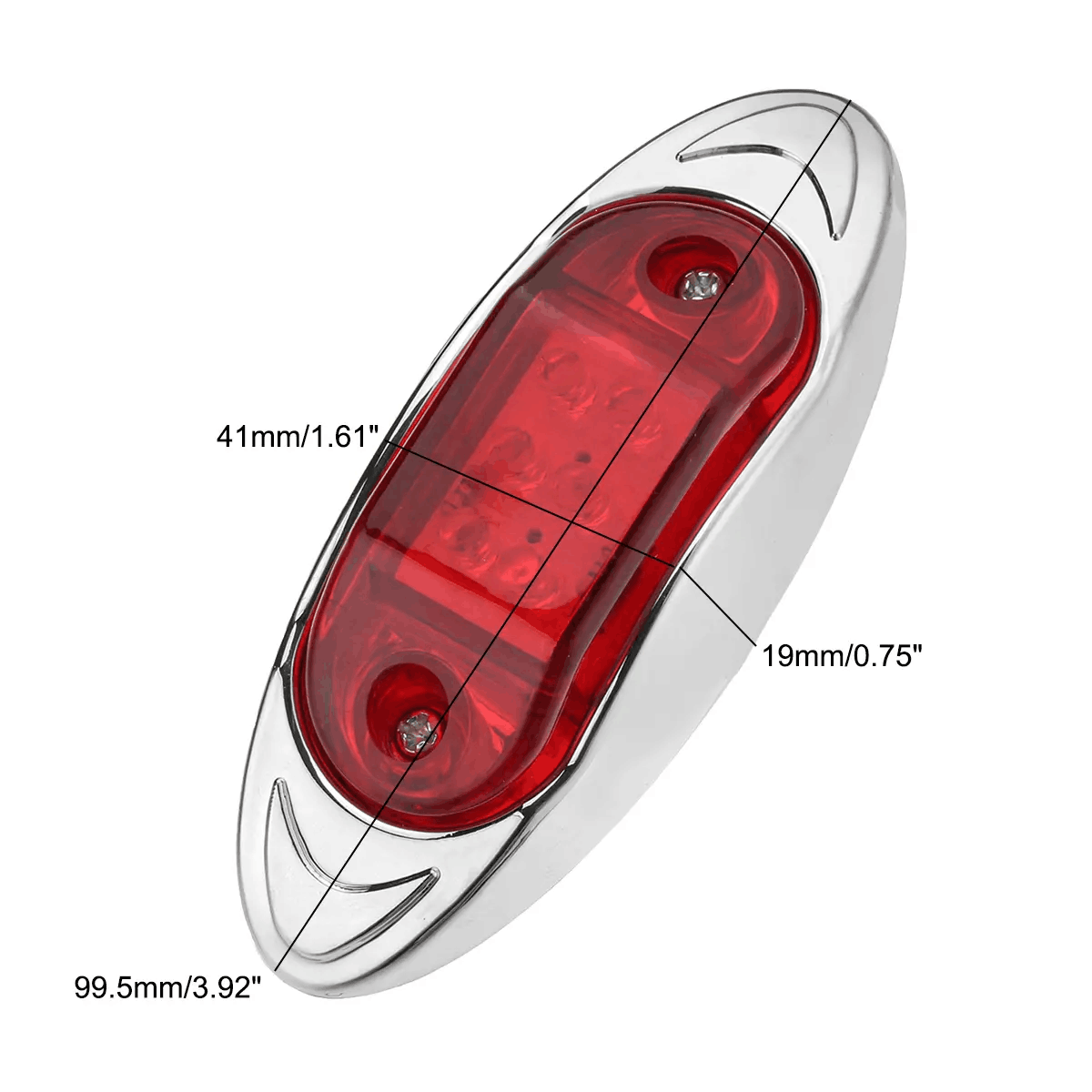 3.9inch 24V 6LEDs Energy Saving Side Light