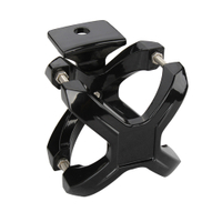 BLACK X-CLAMP FOR 2"-3" TUBE BUMPER ROLL BAR