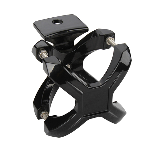 BLACK X-CLAMP FOR 2"-3" TUBE BUMPER ROLL BAR