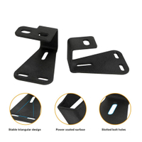 JEEP JK HI-LIFT JACK MOUNT HOOD BRACKETS