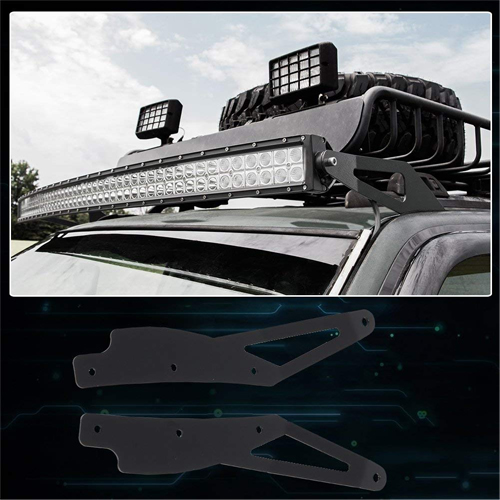 TOYOTA CURVED LED LIGHT BAR ROOF RACK MOUNTS