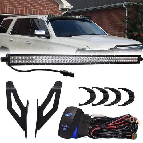 STRAIGHT LED LIGHT BAR UPPER WINDSHIELD MOUNTING BRACKETS