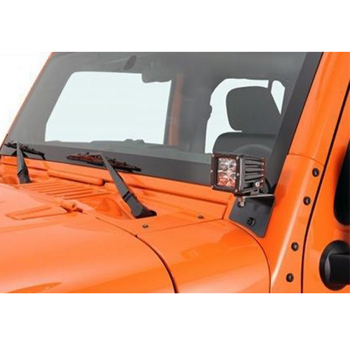 JEEP WRANGLER JK LOWER WINDSHIELD LIGHT MOUNTING BRACKETS