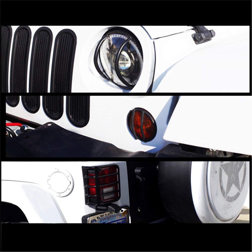 LIGHT COVER GUARD TRIMS FOR JEEP WRANGLER