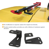 JEEP JK HI-LIFT JACK MOUNT HOOD BRACKETS