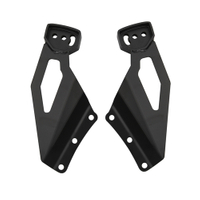 STRAIGHT LED UPPER WINDSHIELD MOUNTING BRACKETS