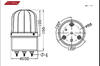 LED Warning Light YN-00-034; YN-00-35
