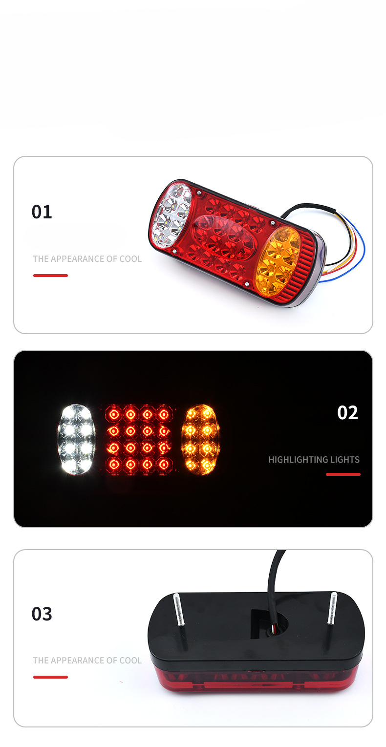 Truck 12V/24V LED Tail Light YN-TLC59