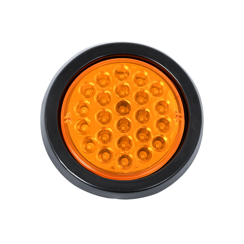 Truck ROUND Tail Light 24V LED integrated single lamp YN-TLC15-24VR / YN-TLC15-24VY / YN-TLC15-24VW