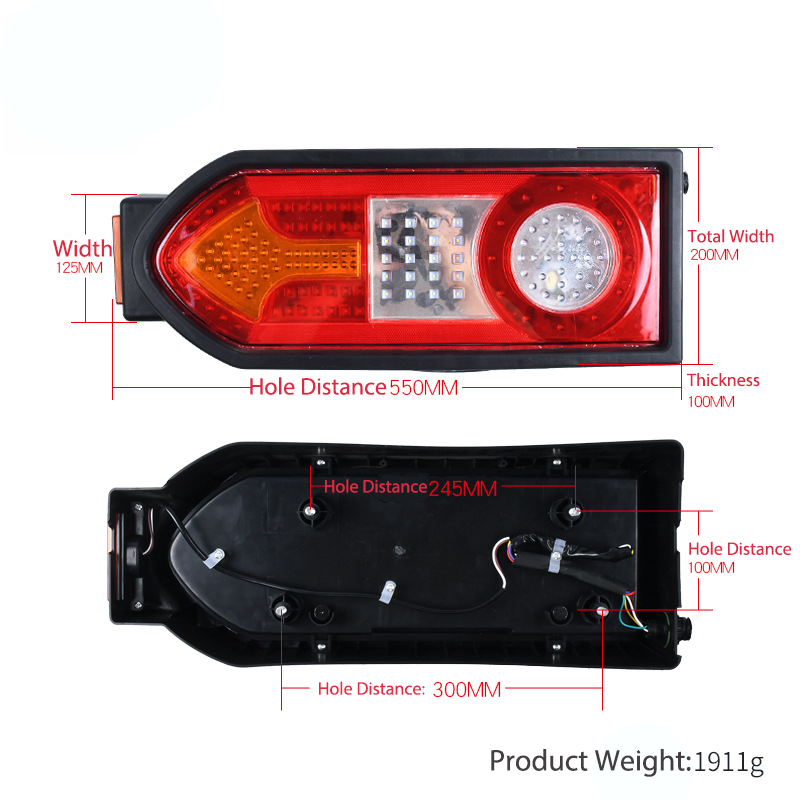 24V Multi-Function Truck Tail Light YN-TLC81