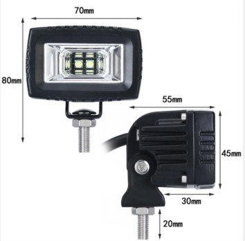 High Brightness 20W 3inch LED Work Light