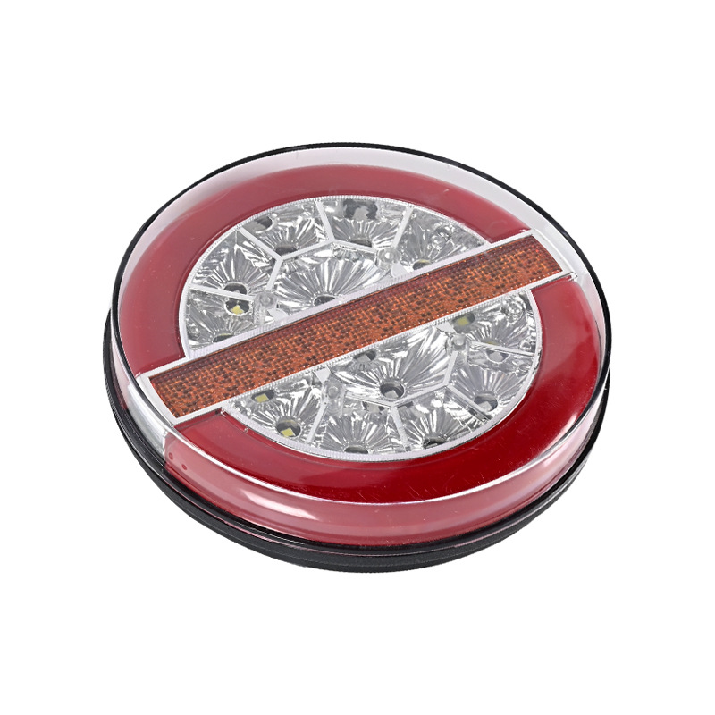 4V Guiding Flowing Flashing Round LED Truck Tail Light YN-TLC152