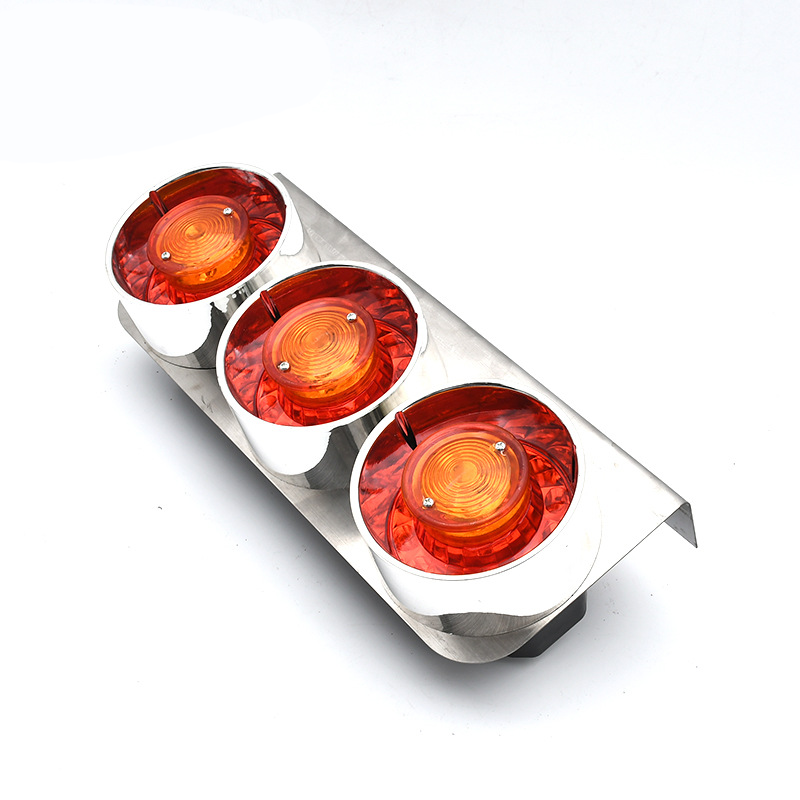 24V 3 Round Bulbs Truck Tail Light YN-TLC127