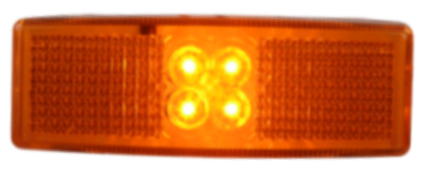 4.3 Inch LED Side Marker Identification Light Communication Vehicle