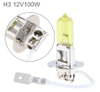 12V H3 100W 2500K Car Halogen Lamp Auto Headlight Bulb 