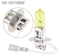 12V H3 100W 2500K Car Halogen Lamp Auto Headlight Bulb 