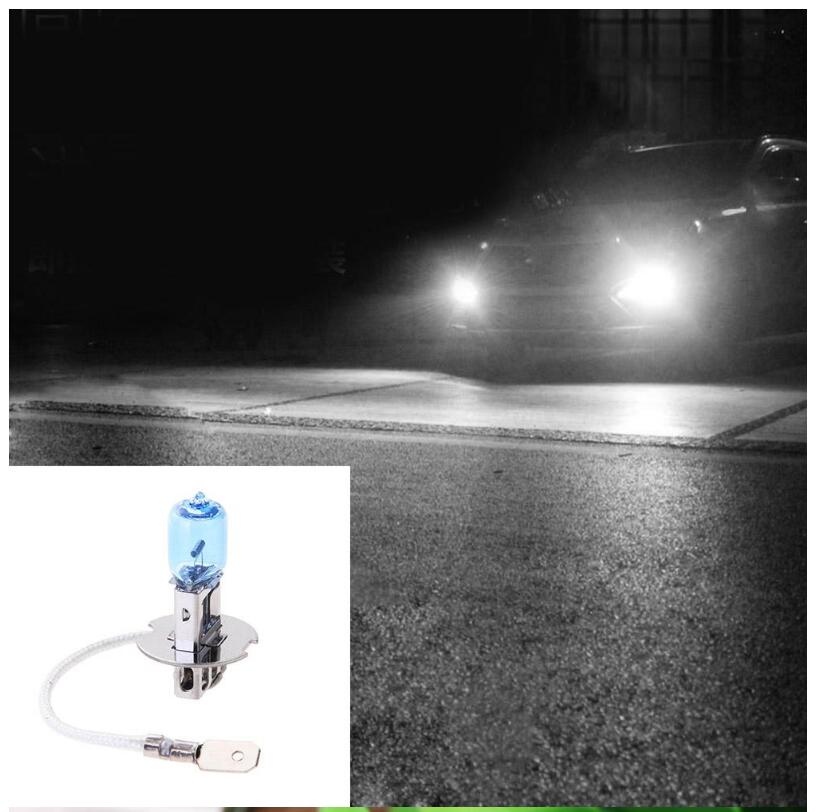 H3 100W 12V 6500K Auto Fog Lamp Halogen Bulbs Car Light 