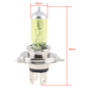 Car light 12V H4 60/55W 2500K Yellow Light Halogen Bulbs