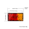 Truck 12-24V Oblong 12LED Tail Light YN-TLC68