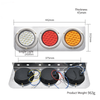 Truck Tail Light 24V 24LED Pattern YN-TLC70