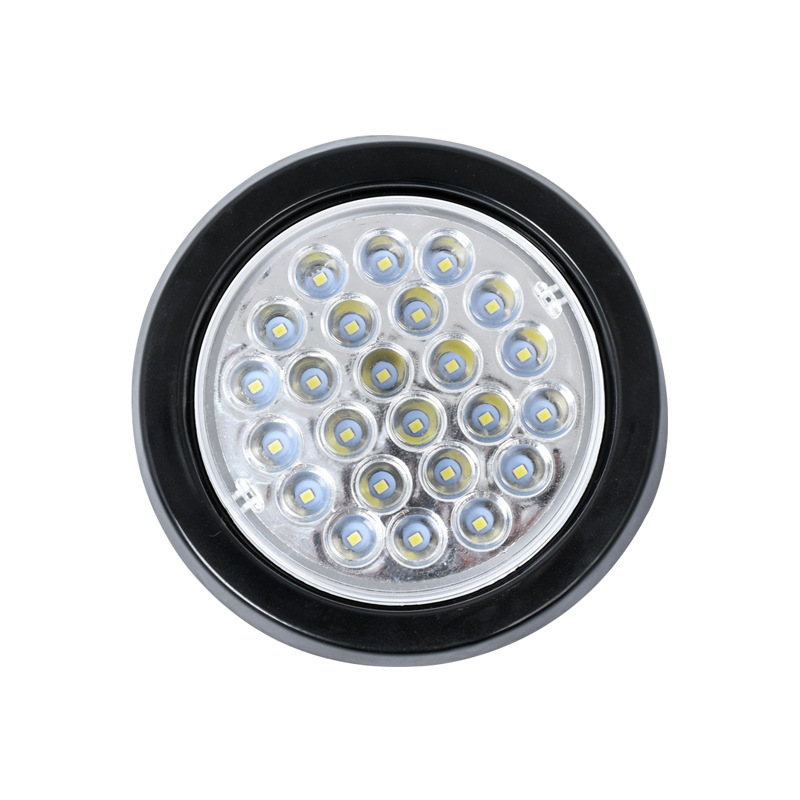 Truck ROUND Tail Light 24V LED integrated single lamp YN-TLC15-24VR / YN-TLC15-24VY / YN-TLC15-24VW