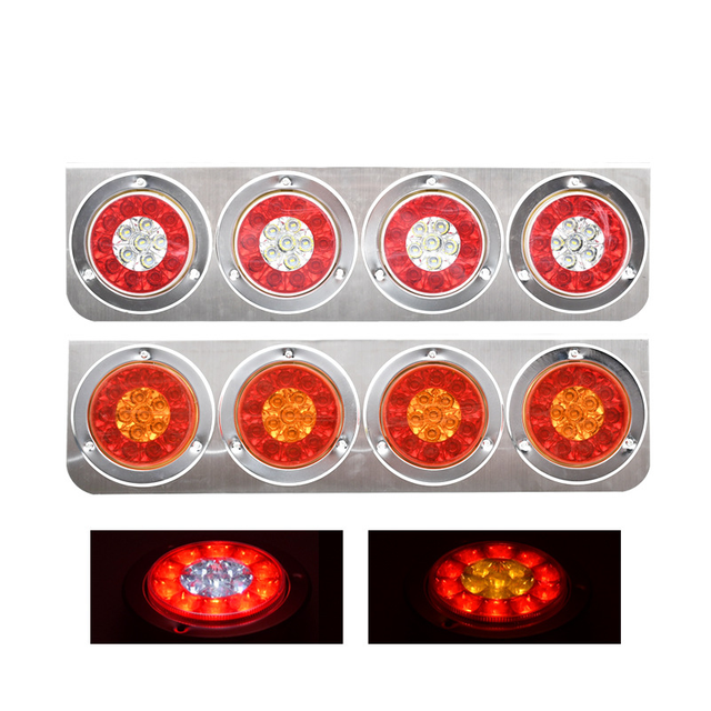 24V LED 2-Color Four In One Tail Light YN-TLC142