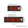24V LED Flowing Guiding Turning Signal Truck Tail Light YN-TLC130