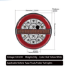 4V Guiding Flowing Flashing Round LED Truck Tail Light YN-TLC152