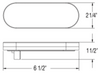 24LED F5 3030 6.5inch Side light offroad truck ship