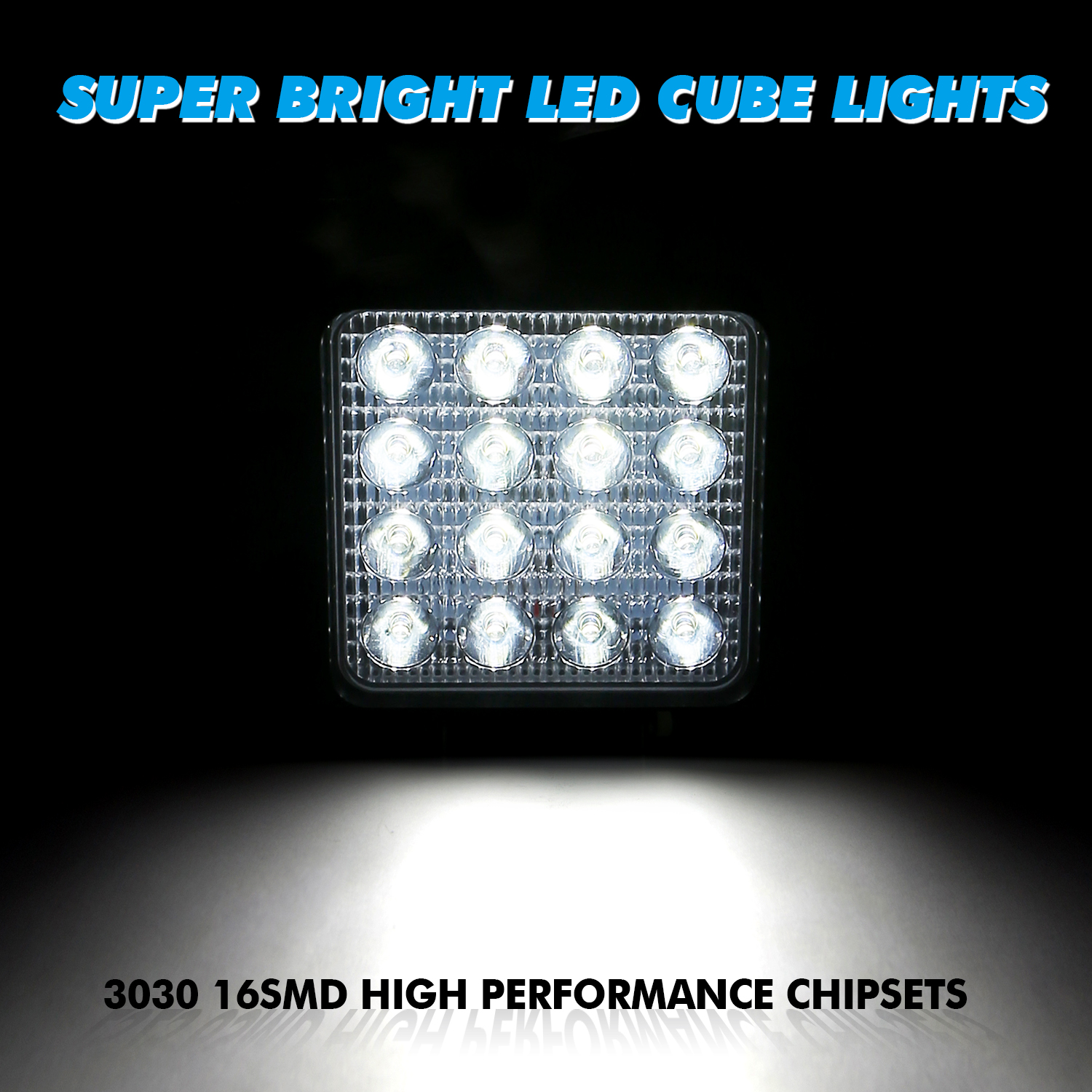 4.5 INCH SQUARE WHITE LIGHT