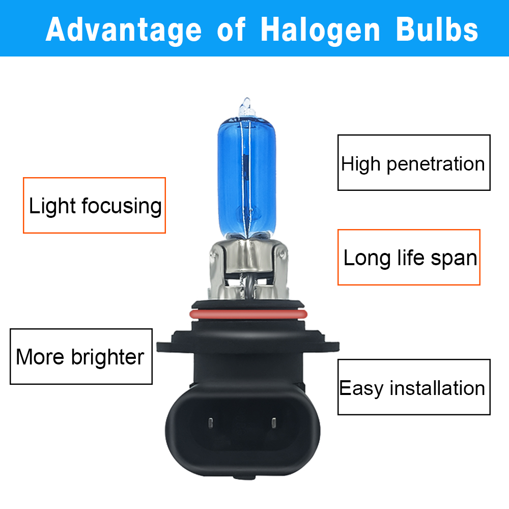 HALOGEN BULBS 9005 55W 12V