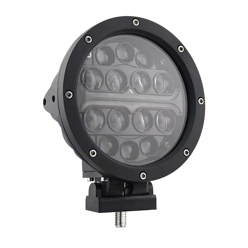 70W 7.1 Inch LED Work Light Cranes Mining Vehicles