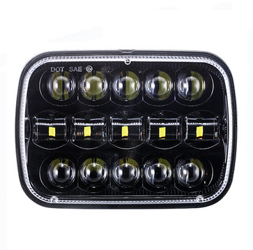  5x7 Inch Square LED Headlight 45W/95W High Low Beam, Headlamps