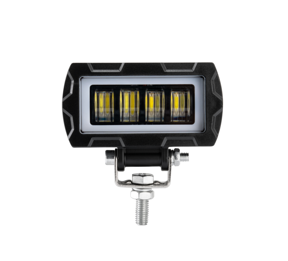 15W High Lumen 3.7 Inch White And Yello Constant Lighting Truk LED Work Light DRL 