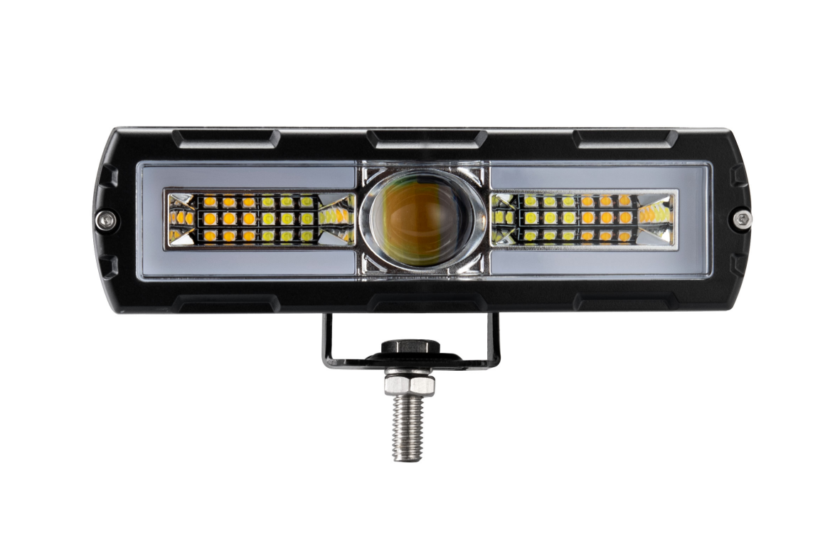 6.2 Inch 17W Halogen Vs White/Yellow Light Car LED Work Light DRL