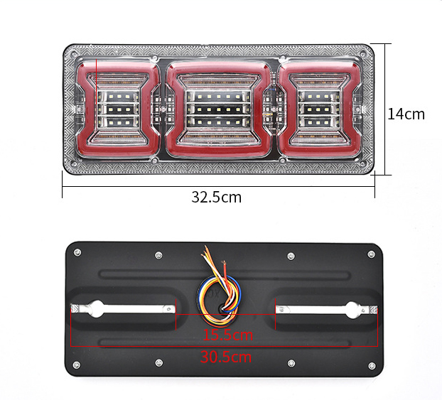 Truck 24VLED Turning Flowing Tail Light YN-TLC41