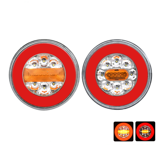 Truck Flowing Round Tail Light YN-TLC45