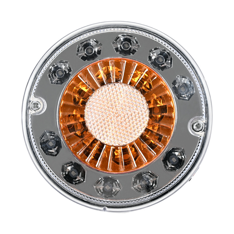 Truck 24VLED 2-Colored Round Tail Light YN-TLC42