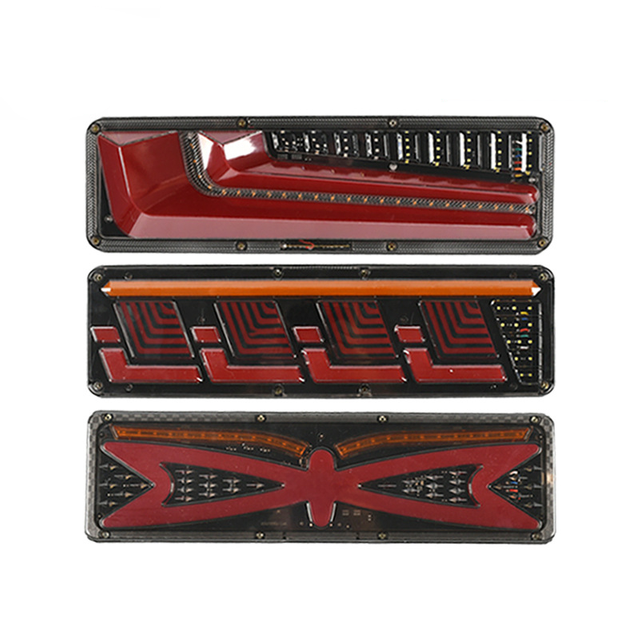 24V Guiding Flowing Brake LED Truck Tail Light YN-TLC114