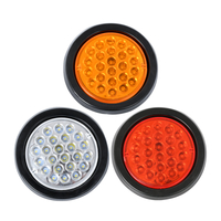 Truck ROUND Tail Light 24V LED integrated single lamp YN-TLC15-24VR / YN-TLC15-24VY / YN-TLC15-24VW