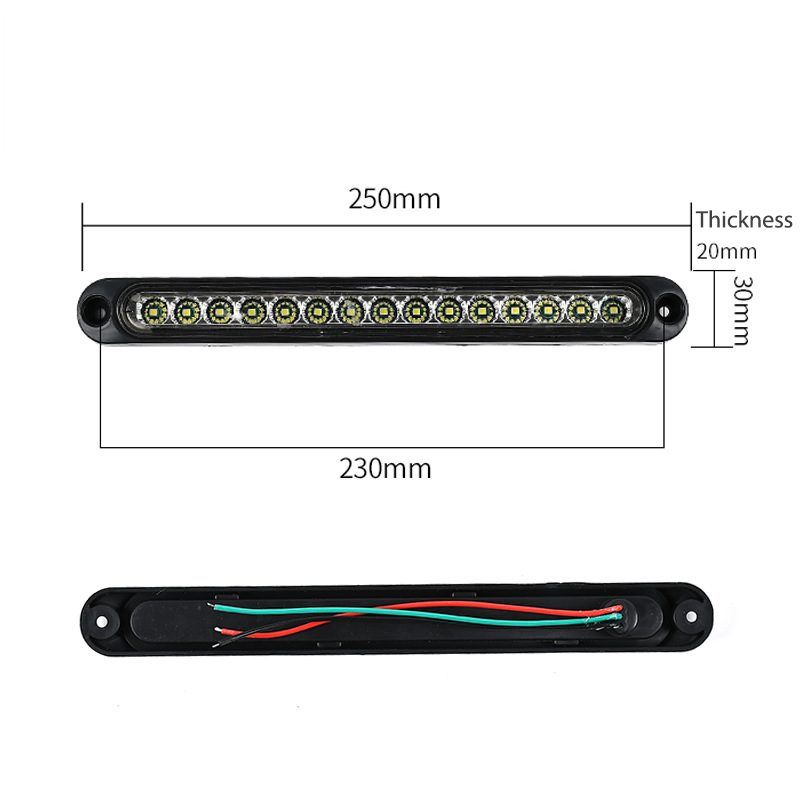 Tail Light CONSTANT LIGHT/ RUNNING LIGHT/ FLASHING LIGHT YN-TLC03-R/Y/W