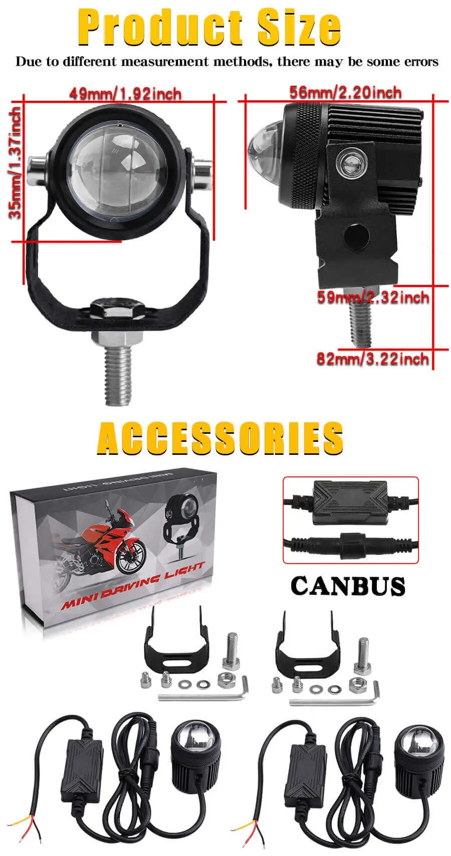 MOTORCYCLE LED LIGHT YN-U94