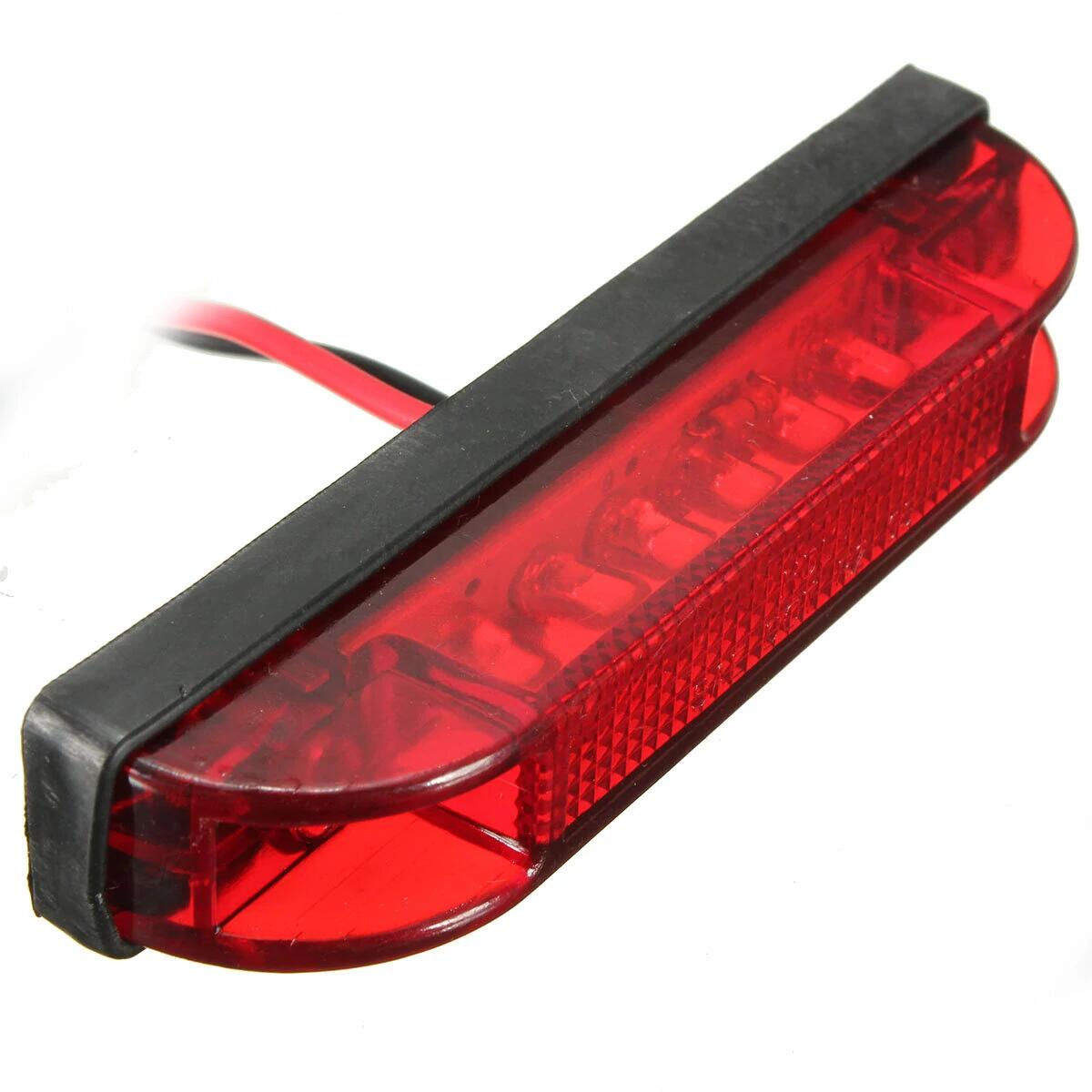 12V 24V 6LED transparent side marker trailer pickup 